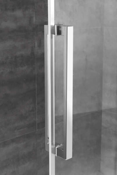 Душевой угол Cezares Lux soft LUX-SOFT-W-AH-1-120/100-C-Cr-IV прямоугольная  стекла прозрачные, профиль хром