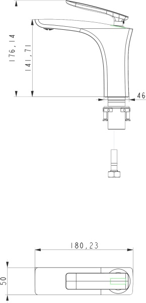 Смеситель для раковины Timo Helmi 4061/03F черный