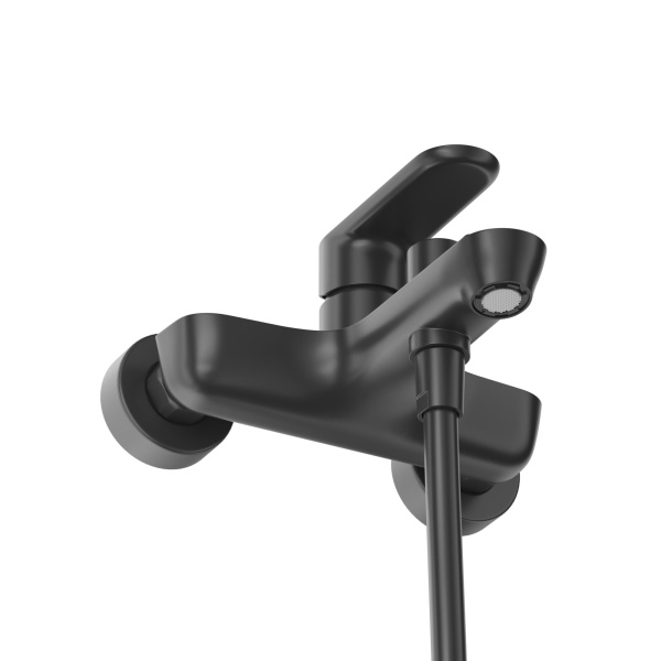 Смеситель для ванны или душа Cezares Stylus STYLUS-VD-NOP настенный 
без термостата чёрный матовый