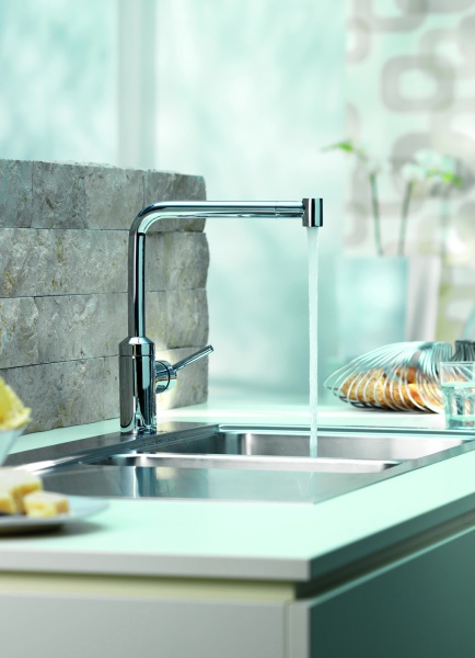 Смеситель для кухни Kludi L-ine 428210577  хром