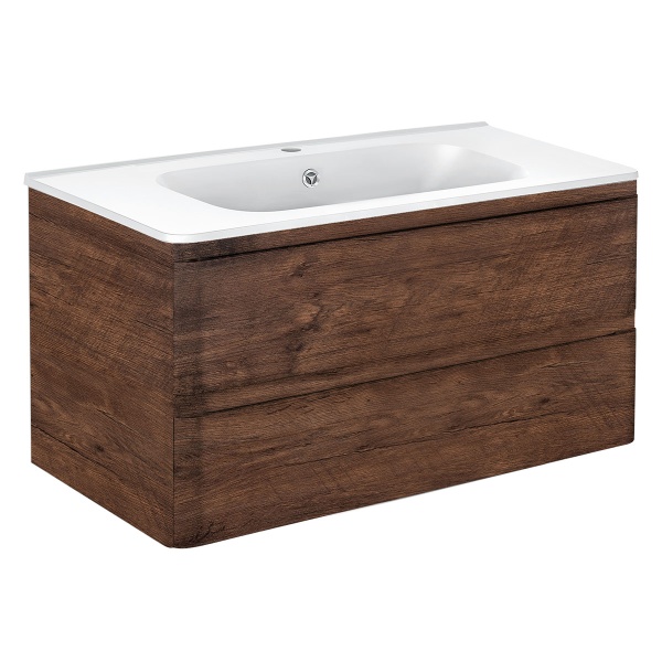 Тумба  подвесная Vincea Vico VMC-2V100RW 100 см  2 ящика цвет R.Wood 