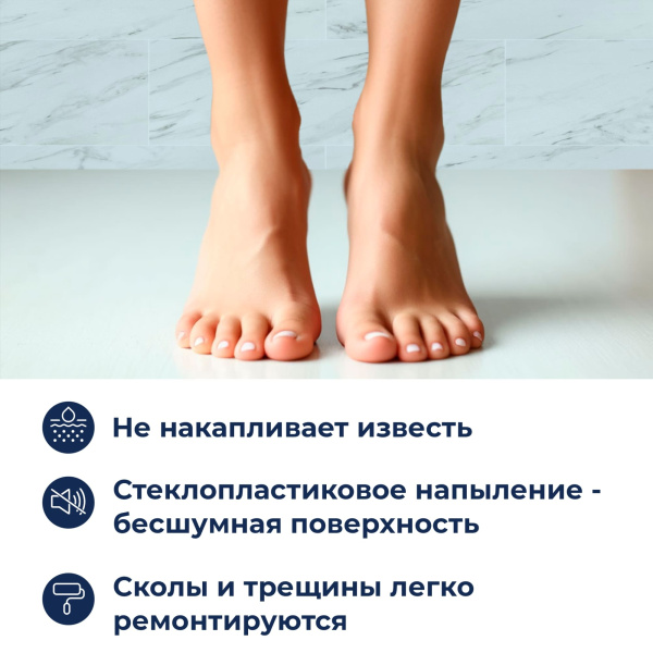 Душевой поддон средний RGW Style 16180188-11 квадратный акрил 80x80 белый