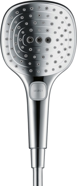 Душевая система со смесителем Hansgrohe Raindance Select E 27113000 монтаж настенная с термостатом хром