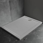 Душевой поддон низкий Veconi Pietra G PT-G-12090-RU прямоугольный литьевой мрамор 120x90 серый матовый