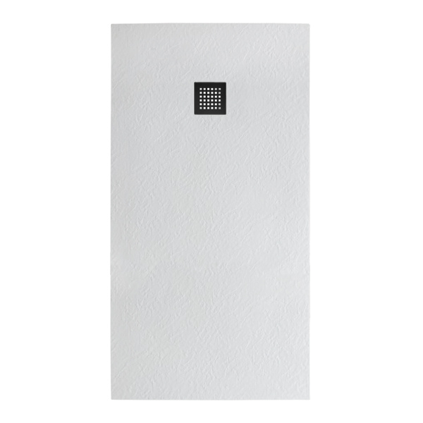 Душевой поддон низкий BelBagno Uno TRAY-MR-UNO-AH-160/90-35-W-NO прямоугольный литьевой мрамор 160x90 белый