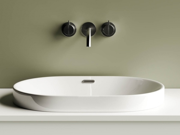 Раковина встраиваемая сверху овальная Ceramica Nova Element CN5020 фарфор цвет белый