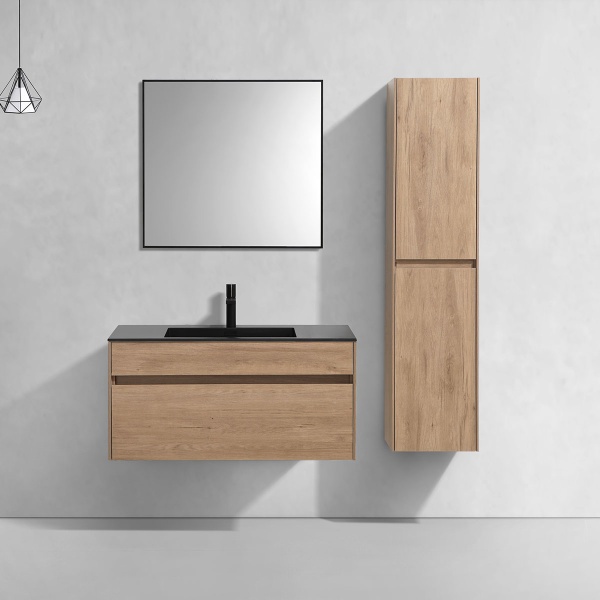 Тумба  подвесная Vincea Chiara VMC-2C100NO 100 см  1 ящик цвет N.Oak 