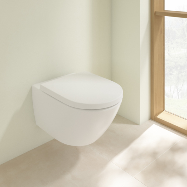 Унитаз подвесной Villeroy &amp; Boch Subway 3.0 4670TSR1 Tornado фарфор белый