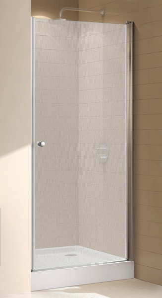 Душевая дверь Cezares Eco ECO-O-B-1-75-P-Cr 75 см стекла рифленые, профиль хром