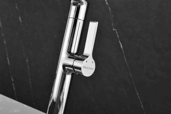 Смеситель для кухни Paulmark Barrel Ba214029-CR без подключения к фильтру хром