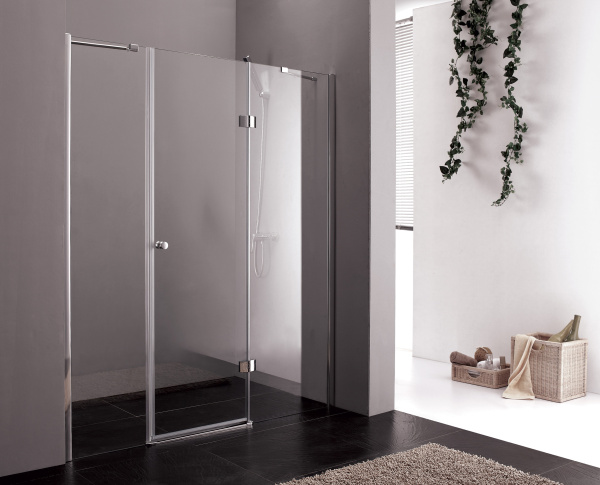 Душевая дверь Cezares Verona VERONA-W-B-13-100+60/60-C-Cr 120 см стекла прозрачные, профиль хром