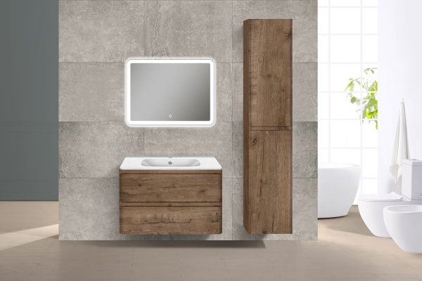 Тумба  подвесная Vincea Vico VMC-2V800VO 80 см  2 ящика цвет V.Oak 