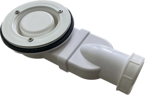 Душевой поддон низкий BelBagno Uno TRAY-MR-UNO-AH-100/80-35-W-CR прямоугольный литьевой мрамор 100x80 белый