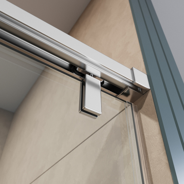 Душевая дверь BelBagno Soft Close-1 SOFT_CLOSE-1-BF-1-110-C-Cr 110 см стекла прозрачные, профиль хром