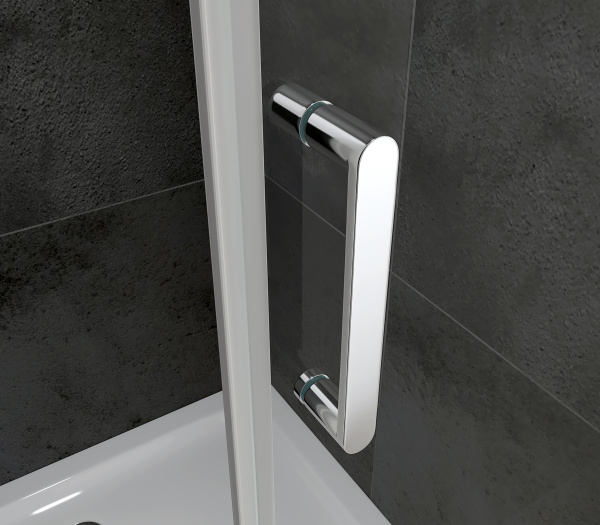 Душевой угол Abber Sonnenstrand AG04100S-S90 прямоугольный 100x90 стекла прозрачные, профиль хром