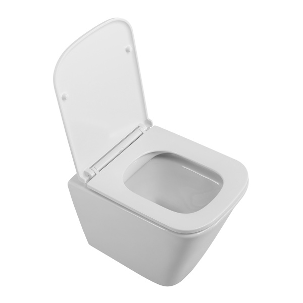 Унитаз подвесной BelBagno Due BB3103CHR/SC Rimless фаянс белый