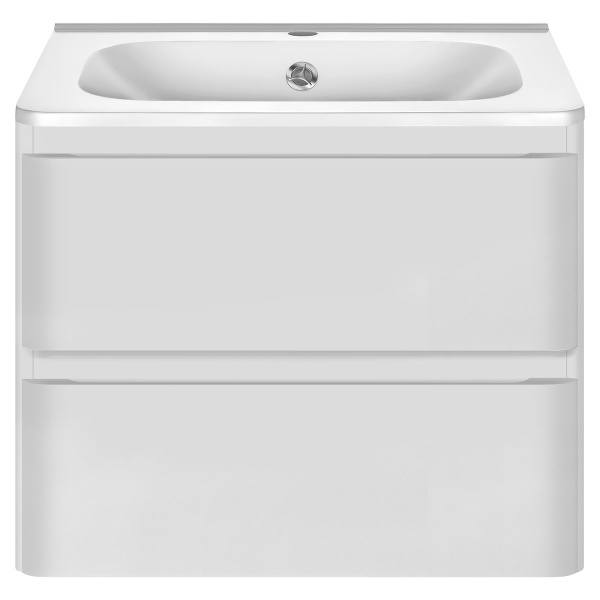 Тумба  подвесная Vincea Vico VMC-2V600GW 60 см  2 ящика цвет G.White 